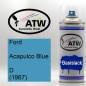 Preview: Ford, Acapulco Blue, D (1967): 400ml Sprühdose, von ATW Autoteile West.